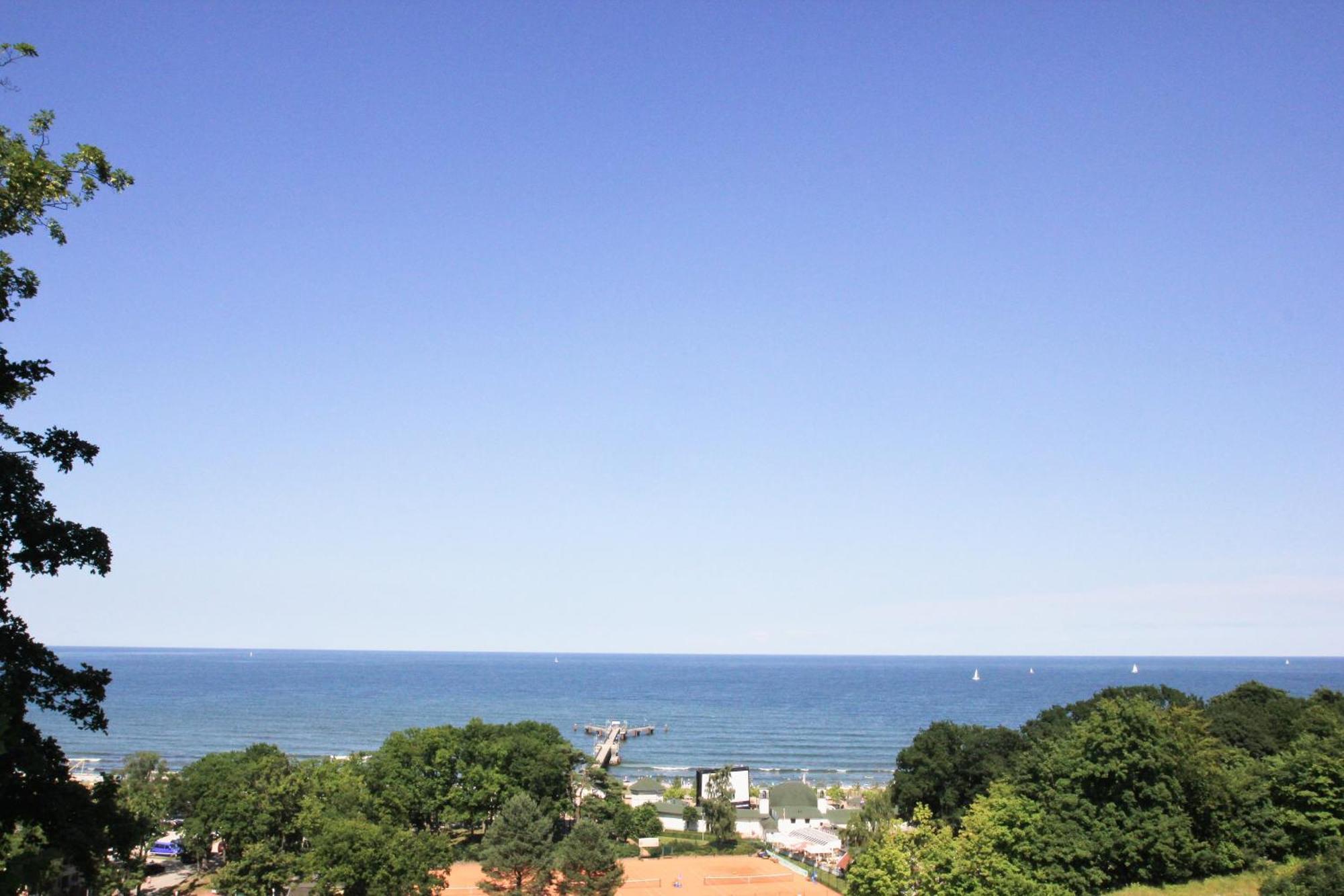 Terrasse, Gratis Nutzung Vom Ahoi Erlebnisbad Und Sauna In Sellin - Meeresblick Fewo 32 เกอเรน ภายนอก รูปภาพ
